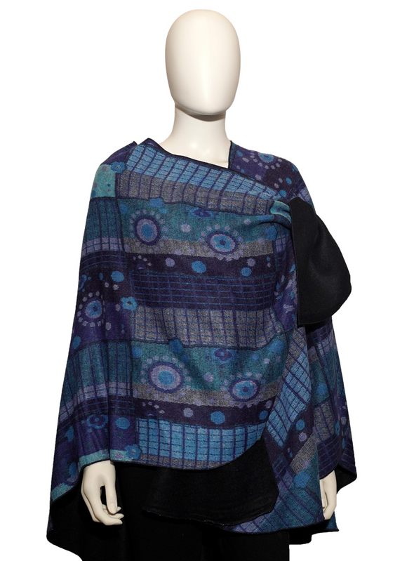 Rapti Cashmere Buckle Shawl - PRINT 508