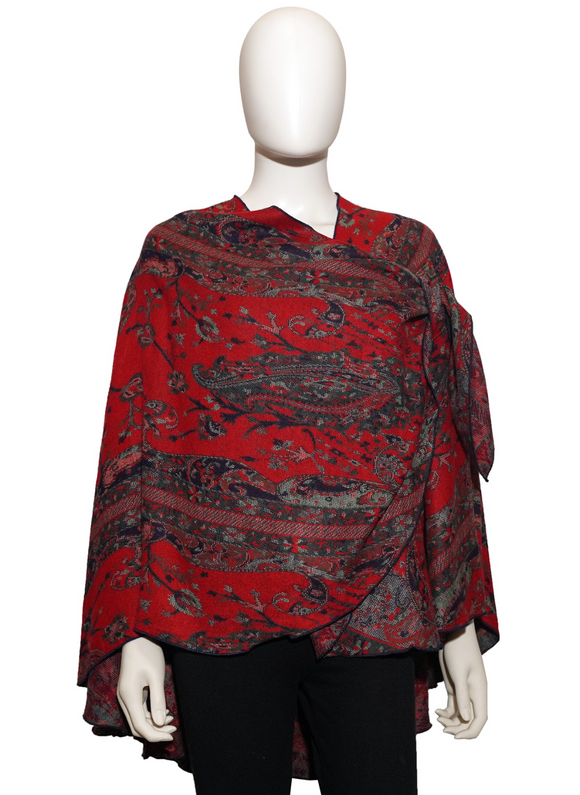 Rapti Cashmere Buckle Shawl - PRINT 76