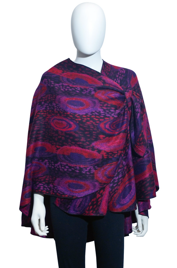 Rapti Cashmere Buckle Shawl - PRINT 69