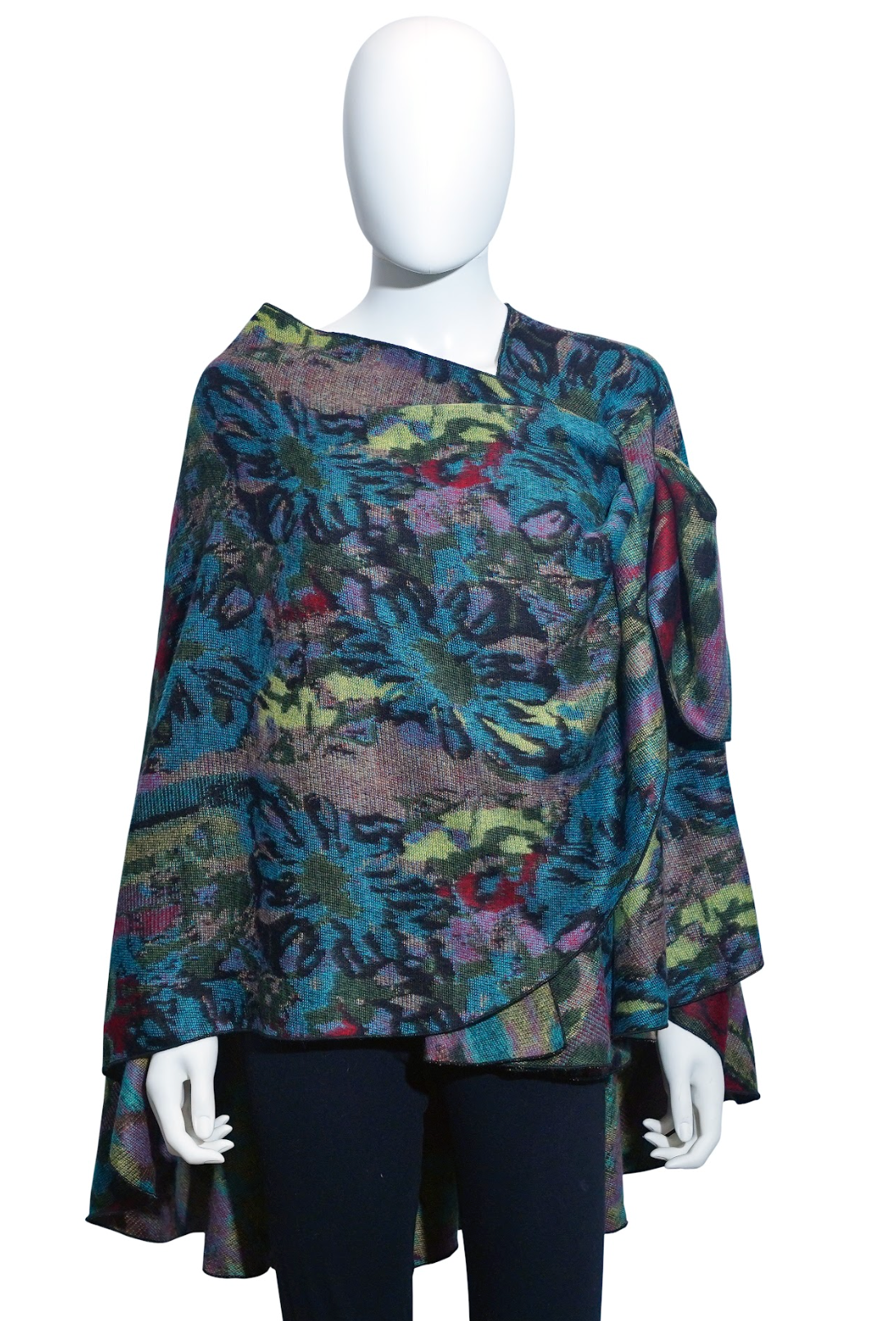 Rapti Cashmere Buckle Shawl - PRINT 67