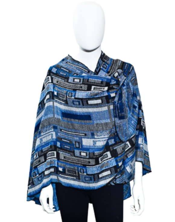 Rapti Cashmere Buckle Shawl - PRINT 61