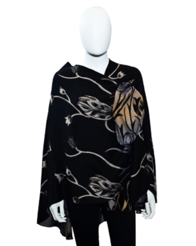 Rapti Cashmere Buckle Shawl - PRINT 50