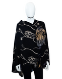 Rapti Cashmere Buckle Shawl - PRINT 50