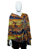 Rapti Cashmere Buckle Shawl - PRINT 48