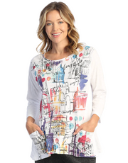 JESS & JANE "BON VOYAGE" - M12-1698 WHT - M ONLY