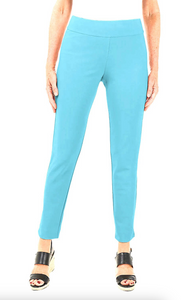 Krazy Larry Pants - P-21 Microfiber Ankle Pants AQUA