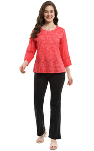 Parsley & Sage NATALIE TOP - 25S457C - CRIMSON