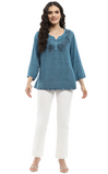 Parsley & Sage ARZA TOP - 25S482C - BLUE