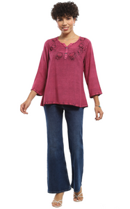 Parsley & Sage ARZA TOP - 25S482C - FUCHSIA