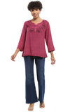 Parsley & Sage ARZA TOP - 25S482C - FUCHSIA