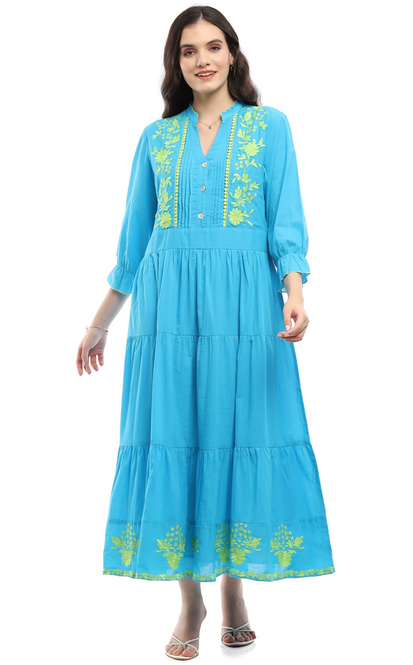 Parsley & Sage INA DRESS - 25T11D1 - TURQUOISE