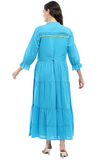 Parsley & Sage INA DRESS - 25T11D1 - TURQUOISE