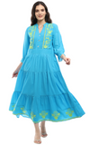 Parsley & Sage INA DRESS - 25T11D1 - TURQUOISE