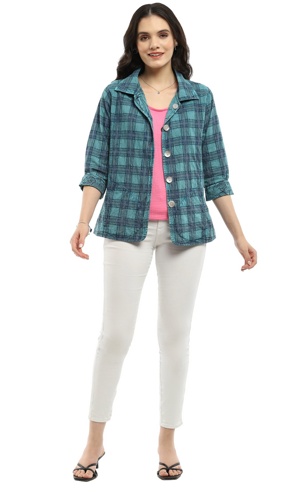 Parsley & Sage IVIE REVERSIBLE JACKET - 25S451E26 - DENIM