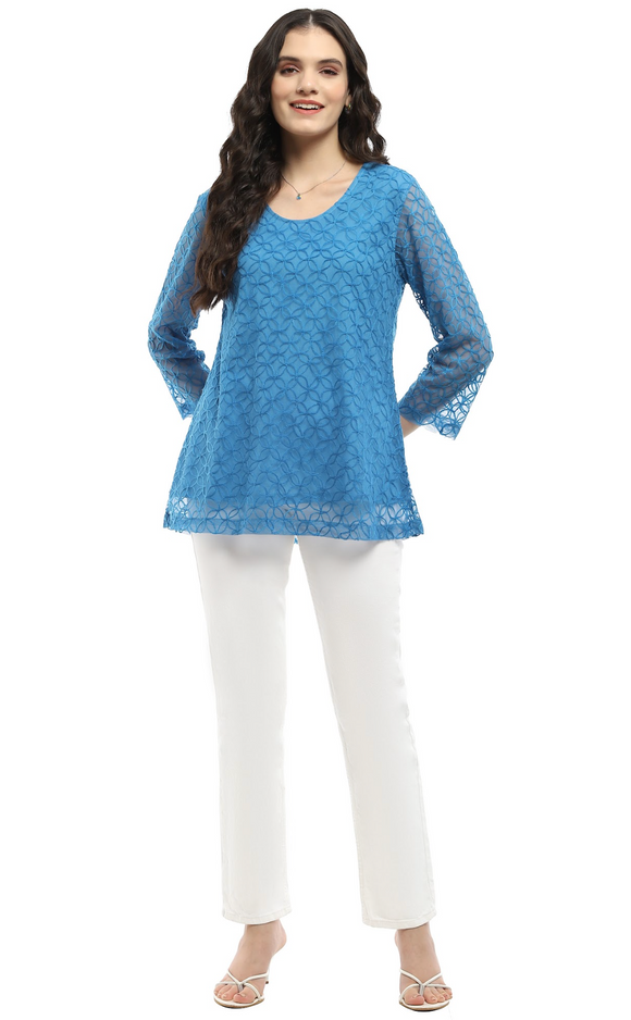 Parsley & Sage ODETTE TOP - 25S460C - BLUE