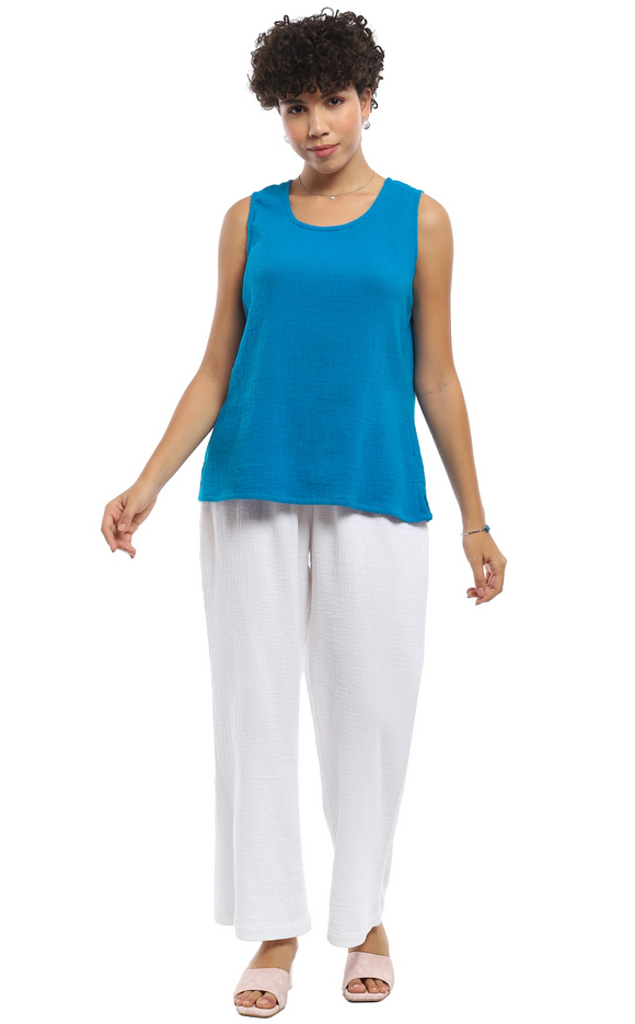 Parsley & Sage SHAWN TANK - 25T40A - ISLAND BLUE