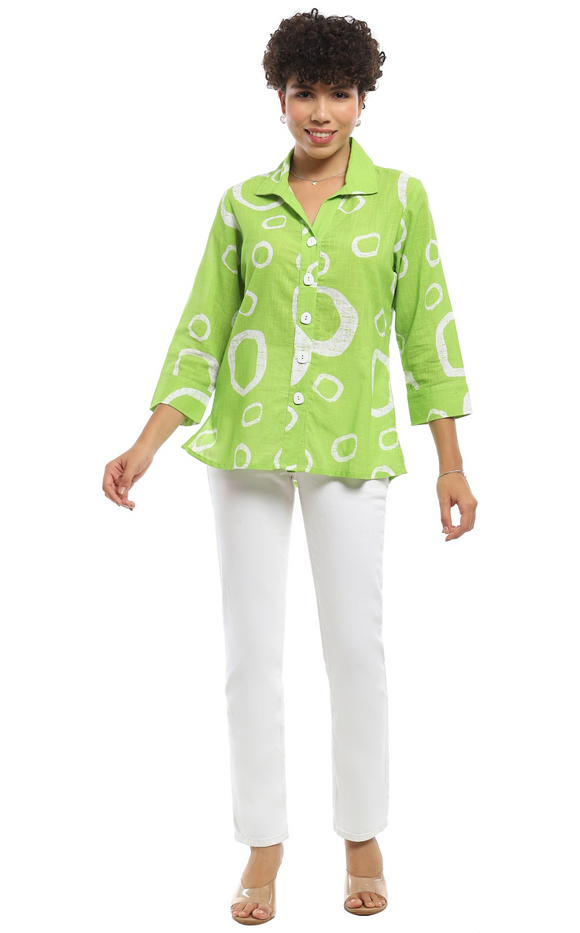 Parsley & Sage APRIL SHIRT - 25T52G - LIME