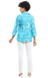 Parsley & Sage APRIL SHIRT - 25T52G - TURQUOISE