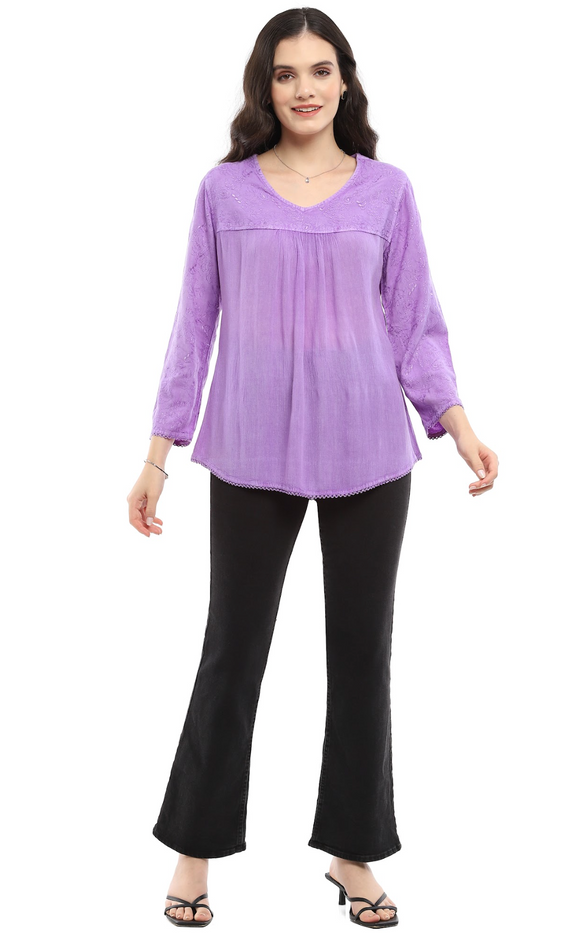 Parsley & Sage CASEY TOP - 25S485C - LILAC