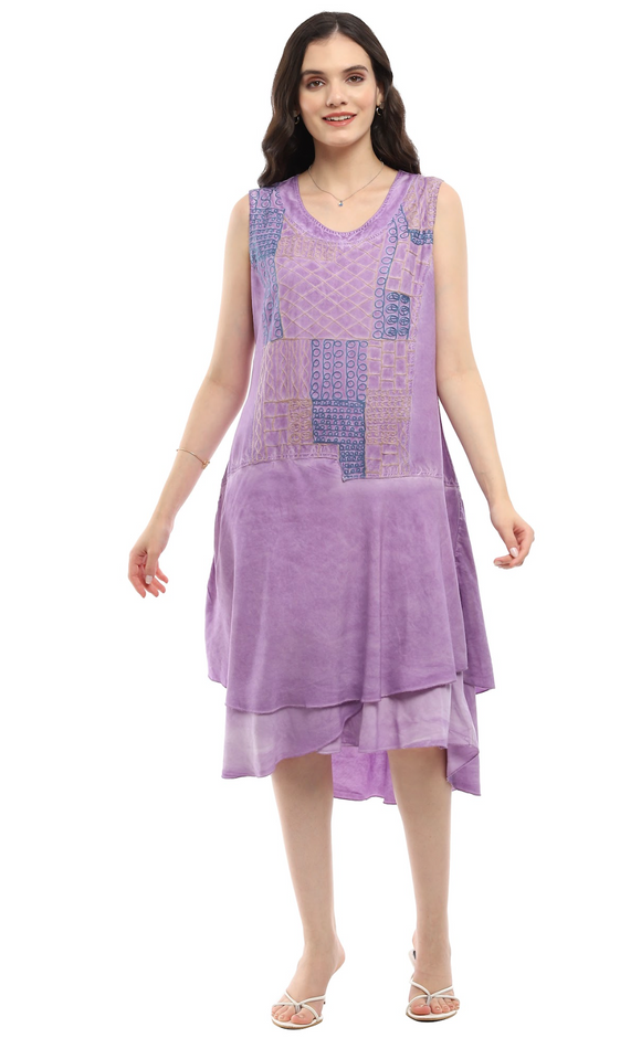 Parsley & Sage RAMONA DRESS - 25S462D - LILAC