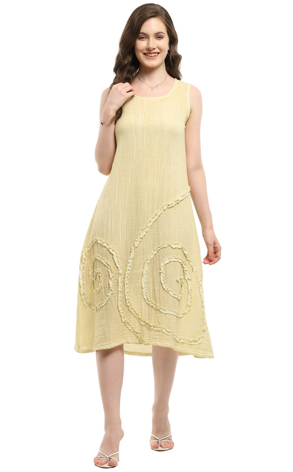 Parsley & Sage TATUM DRESS - 25S465D - SAND