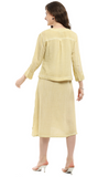 Parsley & Sage TATUM SHRUG-DRESS SET - 25S465DE - SAND