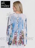 Ali Miles Woven Button Front Blouse - A15318BM - CITYPRT