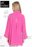 Ali Miles Woven Button Front Tunic - A55112BM - BLOSSM