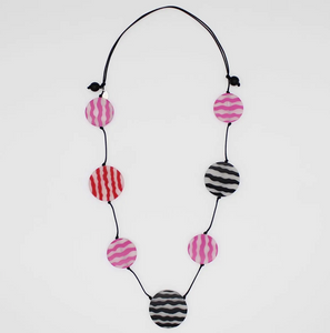 SYLCA Fuchsia Zingy Statement Necklace