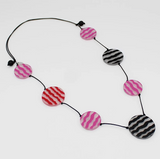 SYLCA Fuchsia Zingy Statement Necklace