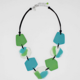 SYLCA Green Nyla Bib Statement Necklace