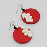 SYLCA Red He Loves Me Earrings