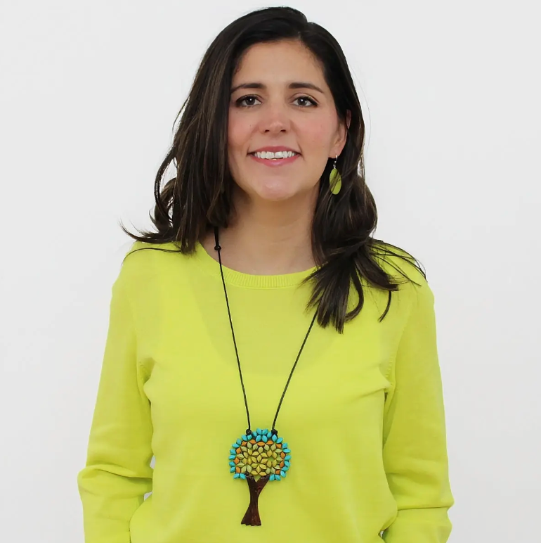 SYLCA Contemporary Turquoise Tree Pendant