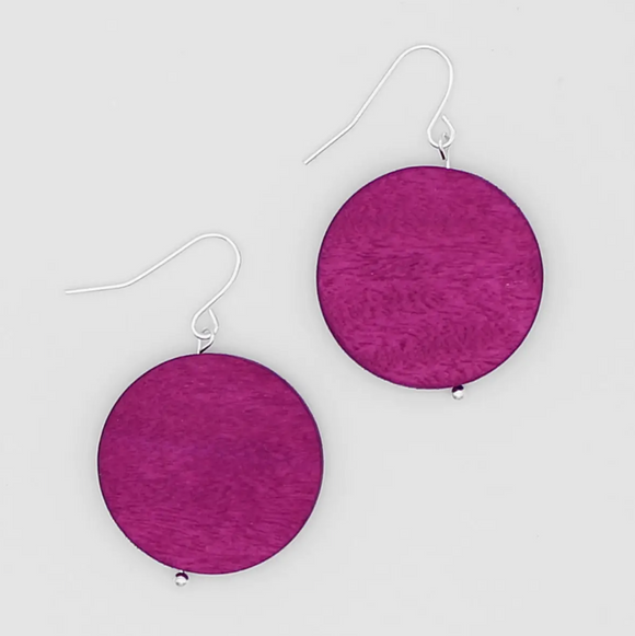 SYLCA Fuchsia Dot Rosie Earrings