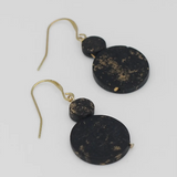 SYLCA Gold Speckled Calla Earring