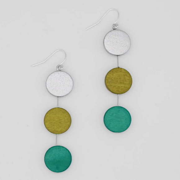 SYLCA Green Ashlyn Dangle Earring