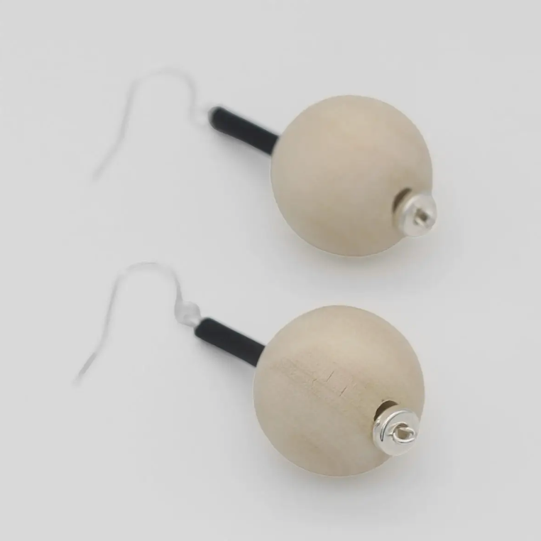SYLCA Ivory Ball Drop Earring