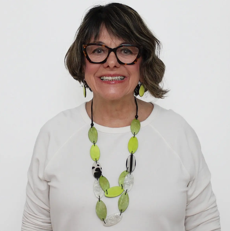 SYLCA Lime Emerson Ellipse Bead Necklace