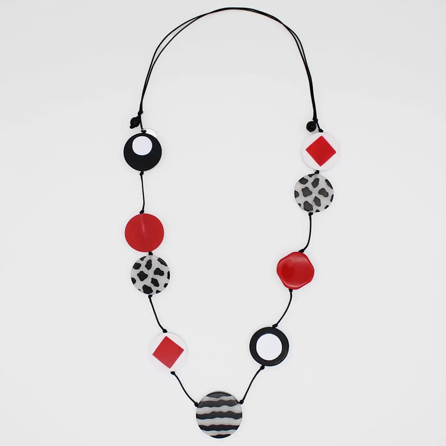 SYLCA Red Cheetah Statement Necklace