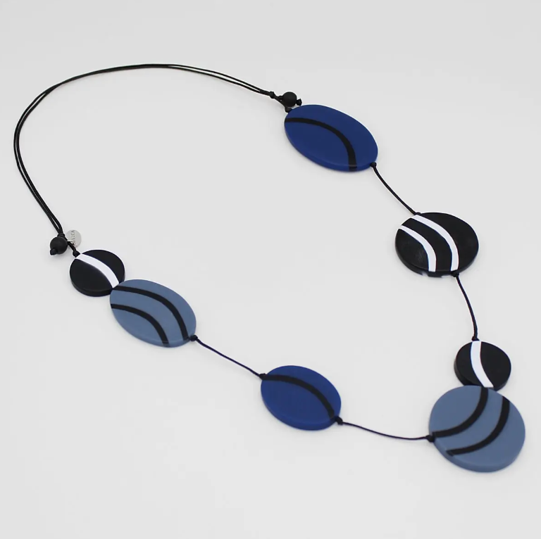 SYLCA Romi Blue Wave Necklace