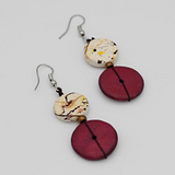 SYLCA Wine Rory Earrings