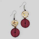 SYLCA Wine Rory Earrings