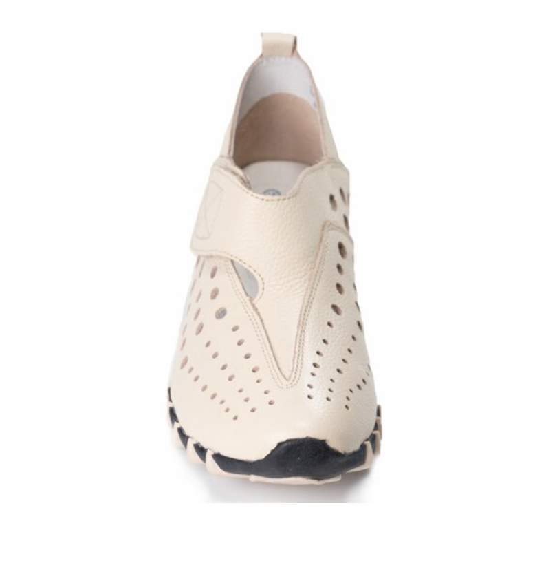 LitFoot Sneaker With Velcro - BEIGE