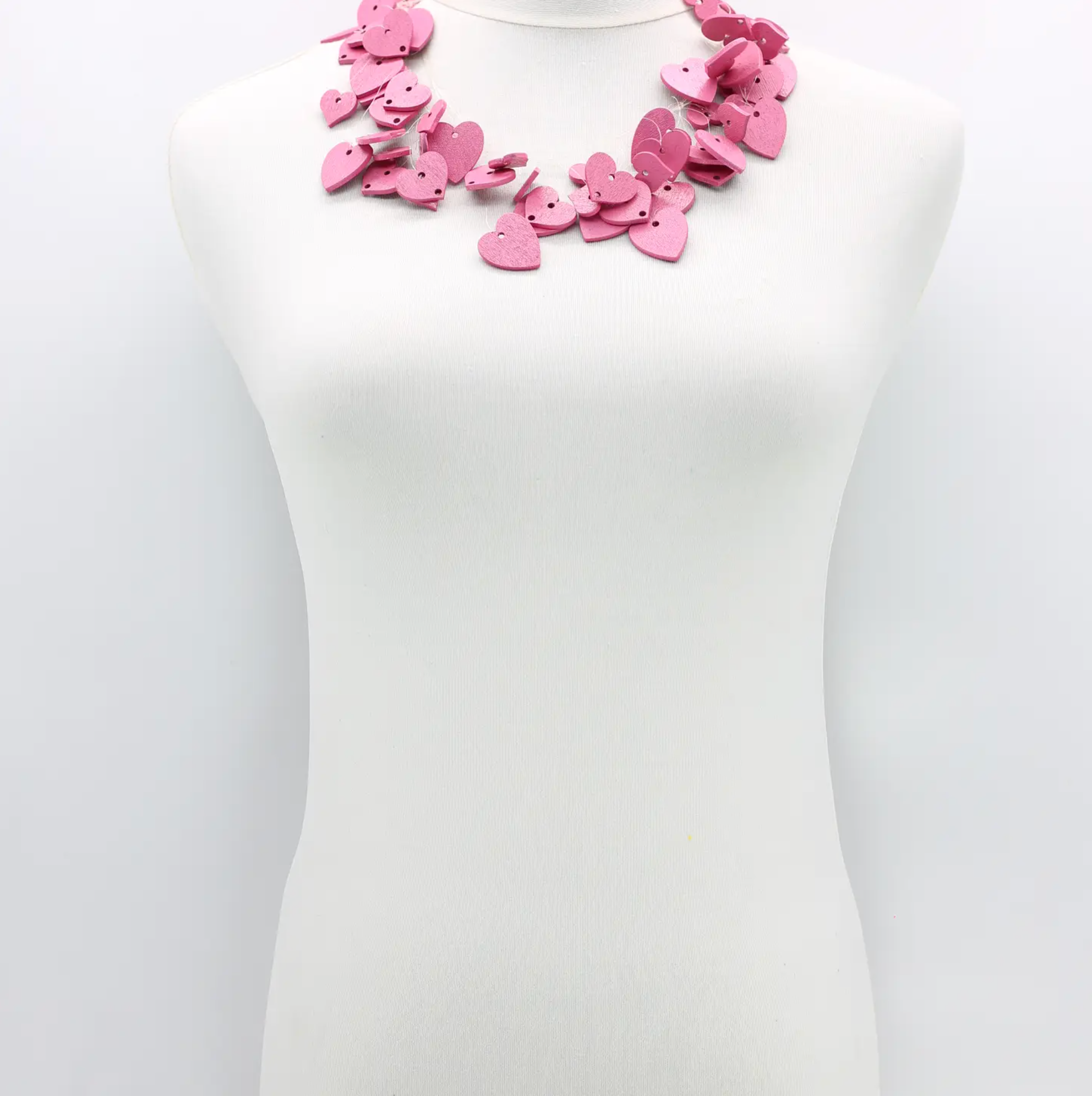 JIANHUI LONDON Pink Happy Hearts Necklace
