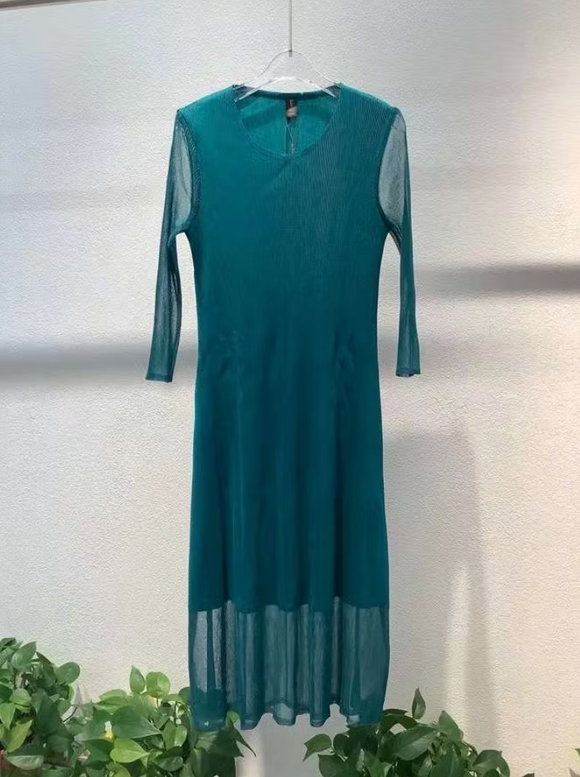 Vanite Couture Dress - 88628 - TEAL