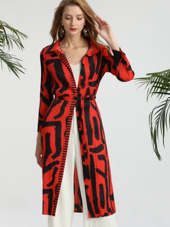 Vanite Couture Dress - 88026 - RED/BLACK