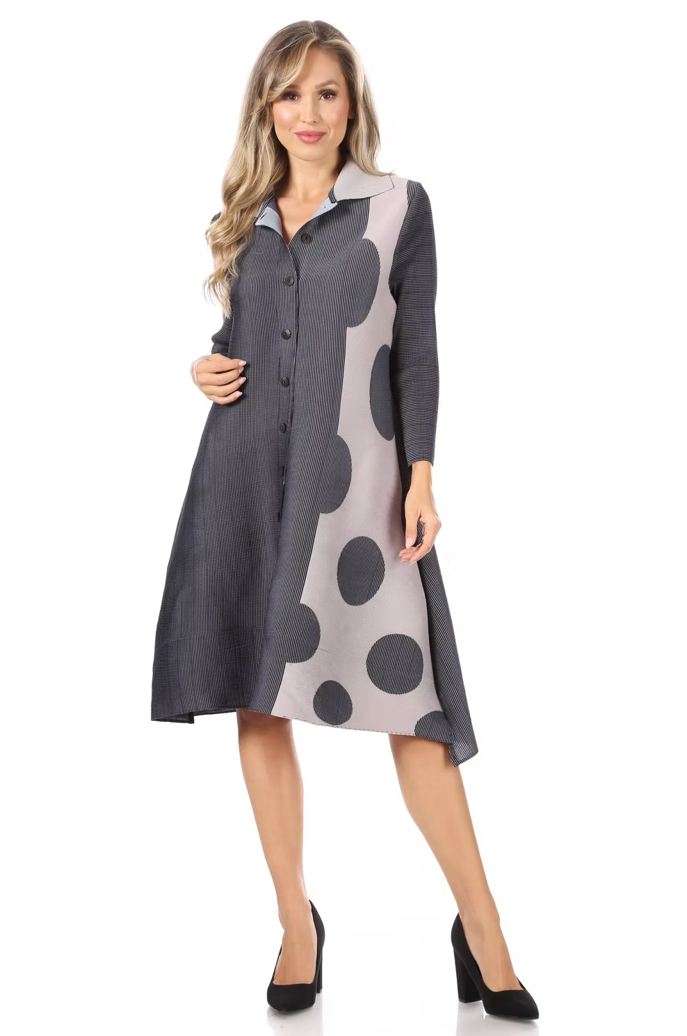 Vanite Couture Dress - 81990 - GREY/GREY