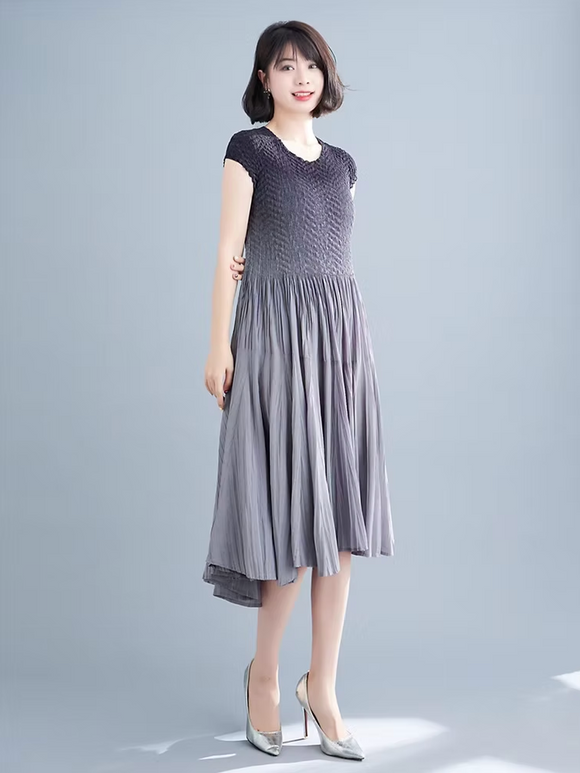 Vanite Couture Dress - 22138 - GREY