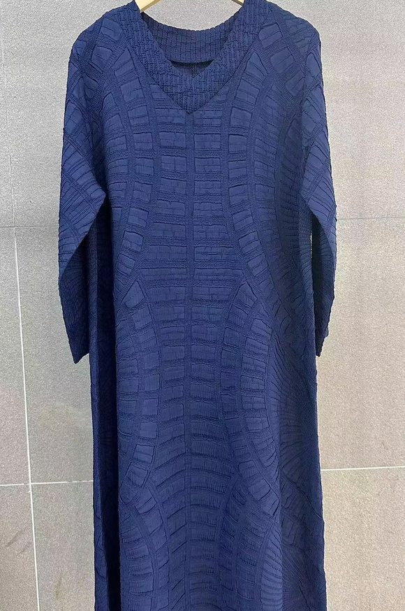 Vanite Couture Dress - 92736 - NAVY