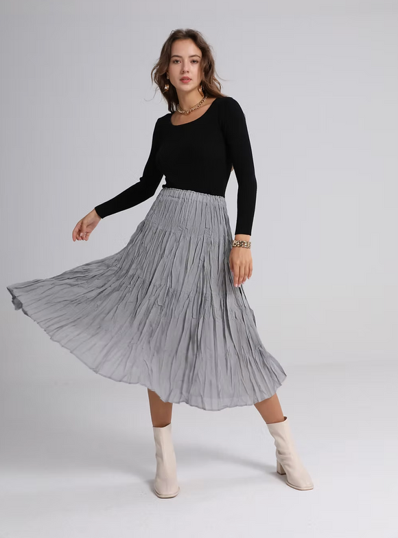 Vanite Couture Skirt - 7267 - GREY